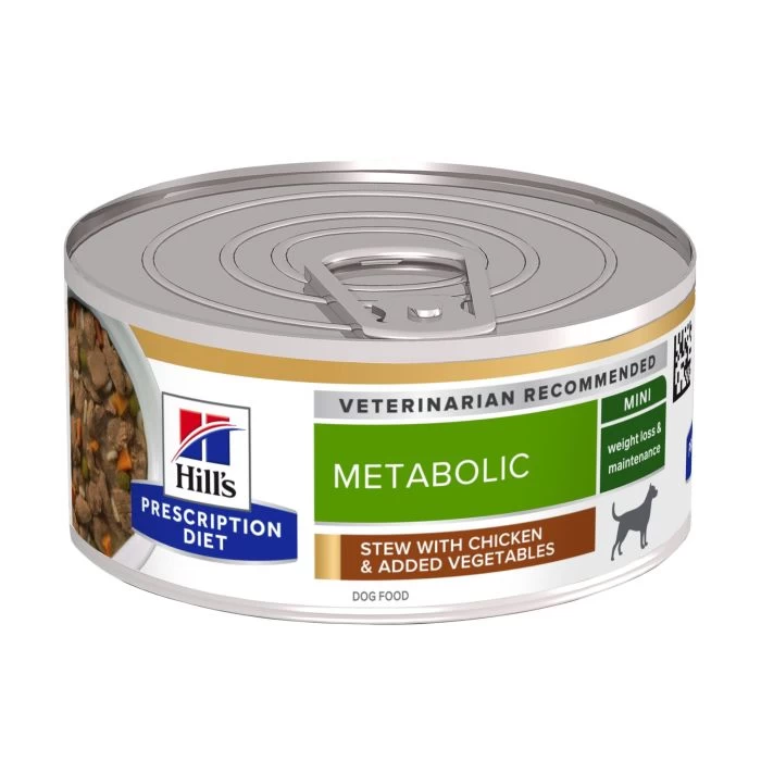 Hill's Prescription Diet Metabolic Mijotés Pour Chien 24x156g Poulet Et Légumes 3 Hill's Prescription Diet Metabolic Mijotés Pour Chien 24x156g Poulet Et Légumes