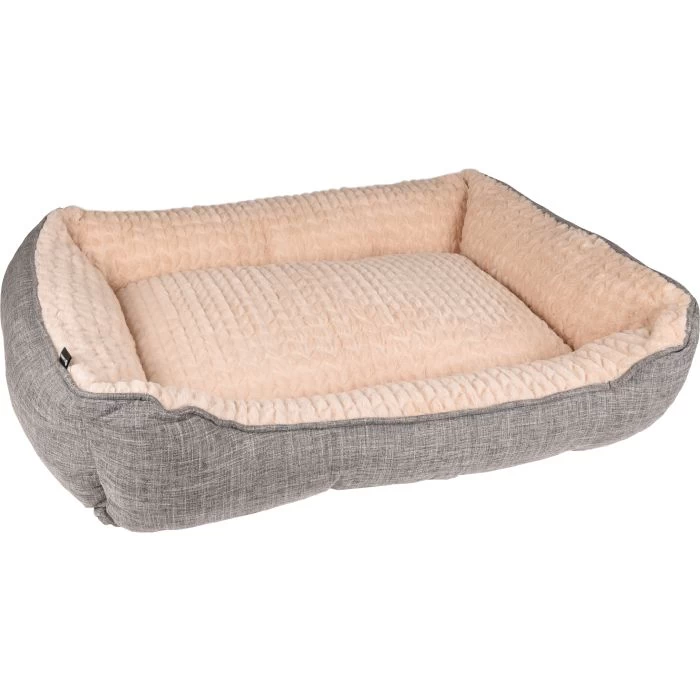 Flamingo Panier Pour Chien Zupo Rectangulaire Gris 90x65x25cm 3 Flamingo Panier Pour Chien Zupo Rectangulaire Gris 90x65x25cm