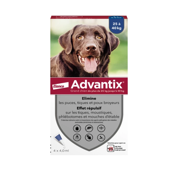 Bayer Advantix Grand Chien 25-40Kg 3 Bayer Advantix Grand Chien 25-40Kg