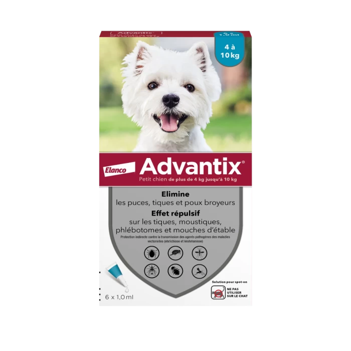 Advantix Petit Chien 4-10Kg 3 Advantix Petit Chien 4-10Kg