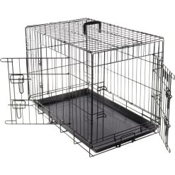 Flamingo Cage Pour Chien Ebo Noir XXL 124x76x83cm