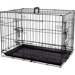 Flamingo Cage Pour Chien Mezo Noir S 43x61x50cm