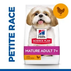 Hill's Science Plan Mature Adult Small & Mini Croquettes Pour Petit Chien Sénior Au Poulet -Fournitures Pour Animaux Magasin 52742025407 2 science plan chien g small mini croquettes poulet