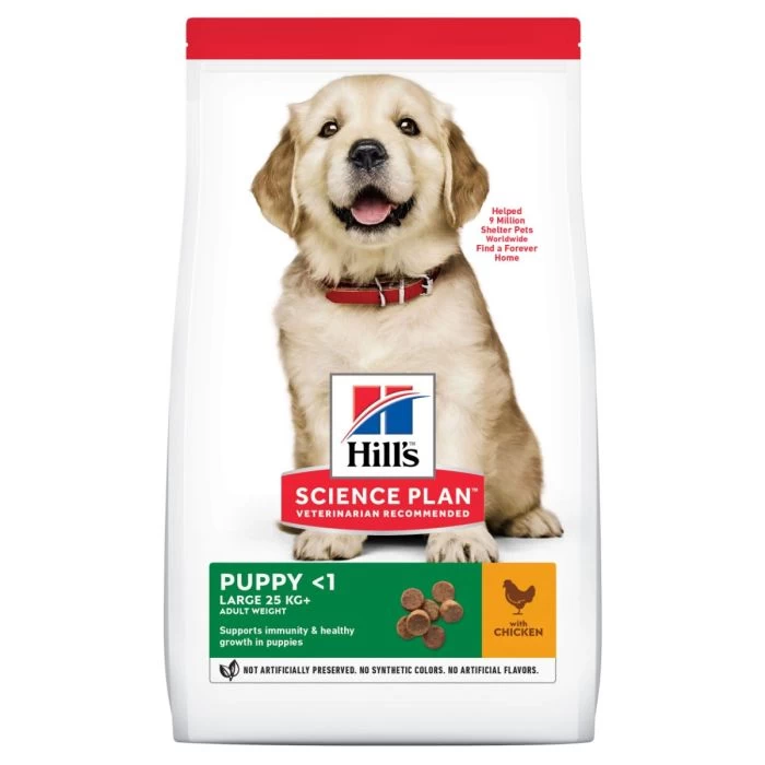 Hill's Science Plan Puppy Croquettes Pour Chiot De Grande Taille Au Poulet 16kg 4 Hill's Science Plan Puppy Croquettes Pour Chiot De Grande Taille Au Poulet 16kg – Image 2