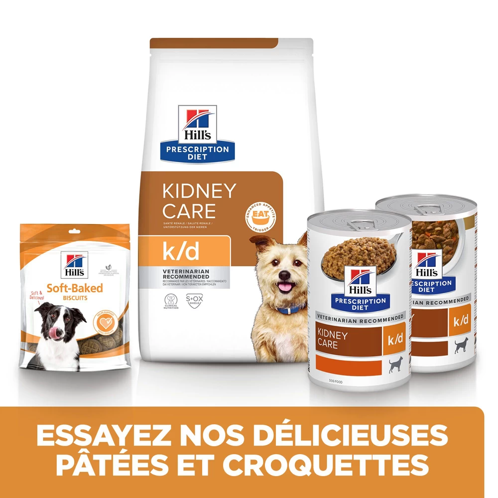 Hill's Prescription Diet K/D Boîtes Pour Chien Au Poulet - 12 X 370g 8 Hill's Prescription Diet K/D Boîtes Pour Chien Au Poulet - 12 X 370g – Image 6
