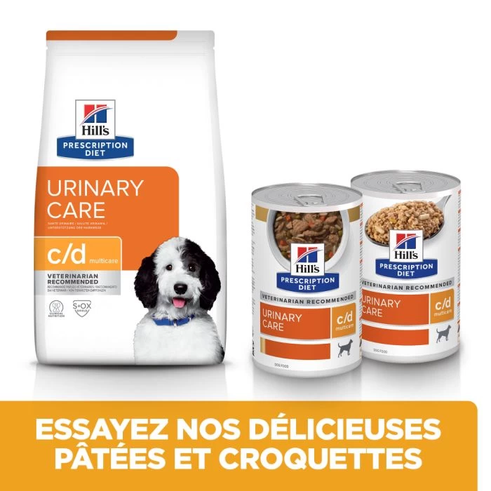 Hill's Prescription Diet C/D Urinary Multicare Croquettes Pour Chien Au Poulet 3 Hill's Prescription Diet C/D Urinary Multicare Croquettes Pour Chien Au Poulet