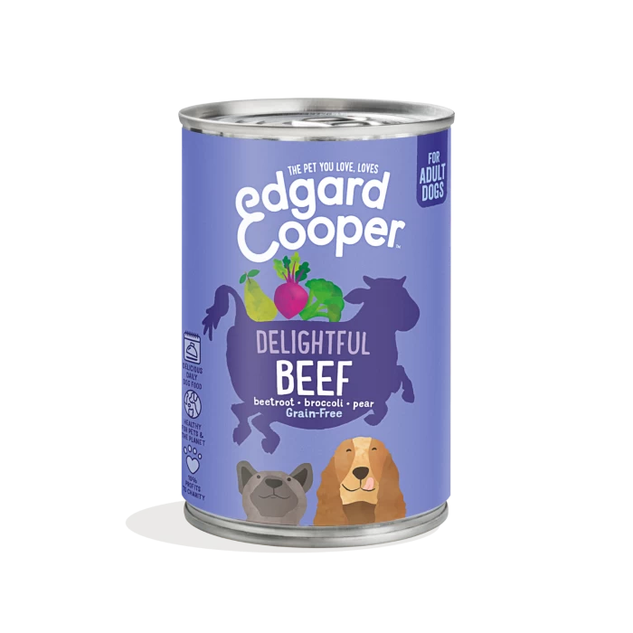 Edgard & Cooper Edgard&Cooper Pâtée Pour Chien Au Boeuf - 6x 400g 3 Edgard & Cooper Edgard&Cooper Pâtée Pour Chien Au Boeuf - 6x 400g