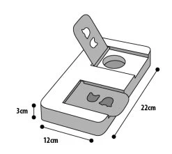 Flamingo Jouet Chien Wooden Brain Train Riddle 22x12cm -Fournitures Pour Animaux Magasin 5fe93be6110488e6a1c0cc81fdc5d6e5f1fd6ae0af0023d4891e3425b27a39fe