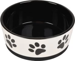 Flamingo Gamelle Chien Kenzo Céramique Antidérapante Noir/blanc 18cm 1130ml -Fournitures Pour Animaux Magasin 66f11d04a433c29eaca967f6c80f8703c45aebdbef6364a7387a0a9159e1be5a