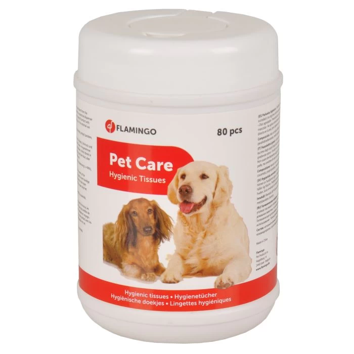Flamingo Lingettes Yeux-Oreilles 80pcs 3 Flamingo Lingettes Yeux-Oreilles 80pcs