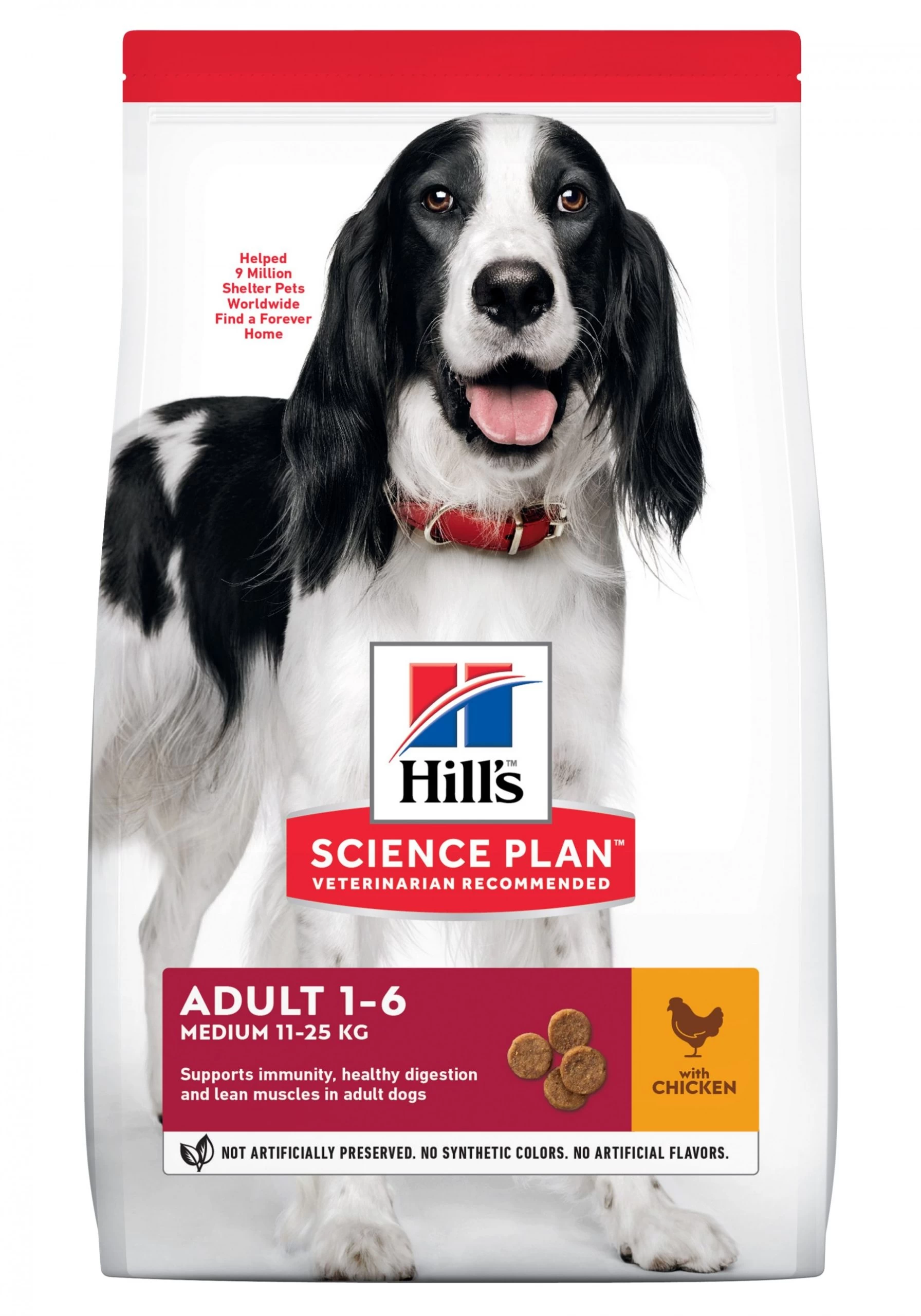 Hill's Science Plan Adult Croquettes Pour Chien Medium 4 Hill's Science Plan Adult Croquettes Pour Chien Medium – Image 2