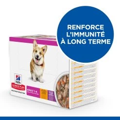 HILL'S SCIENCE PLAN HEALTHY CUISINE MIJOTÉS POUR CHIEN ADULTE SMALL & MINI AU POULET ET AU BŒUF 12X80G -Fournitures Pour Animaux Magasin Hill s science plan chien adult healthy cuisine mijotes sachet repas poulet boeuf 12x80g 3 FR