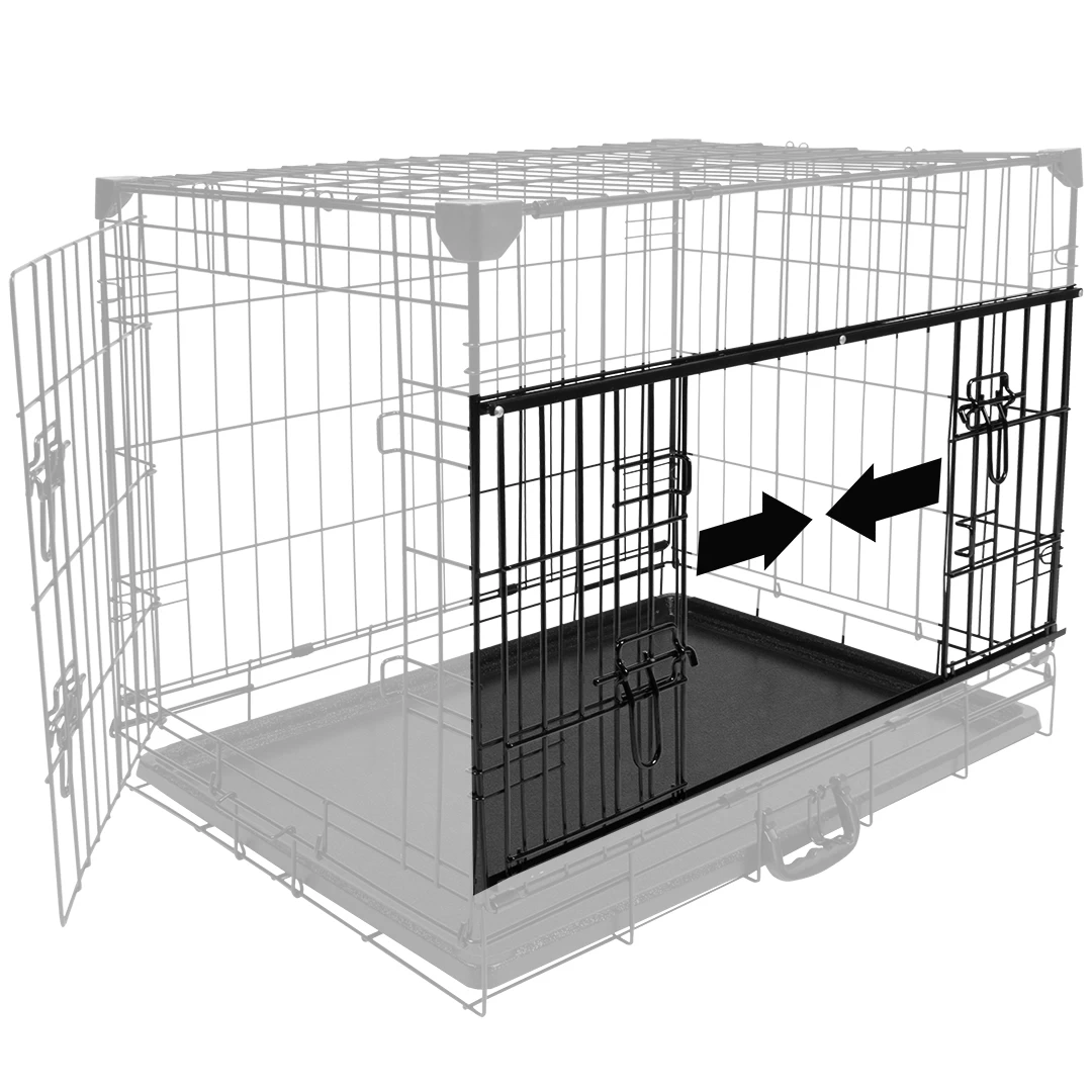 Cage Fer Ninja Edition Avec Porte Coulissante 107x71x79 Cm Noir 4 Cage Fer Ninja Edition Avec Porte Coulissante 107x71x79 Cm Noir – Image 2