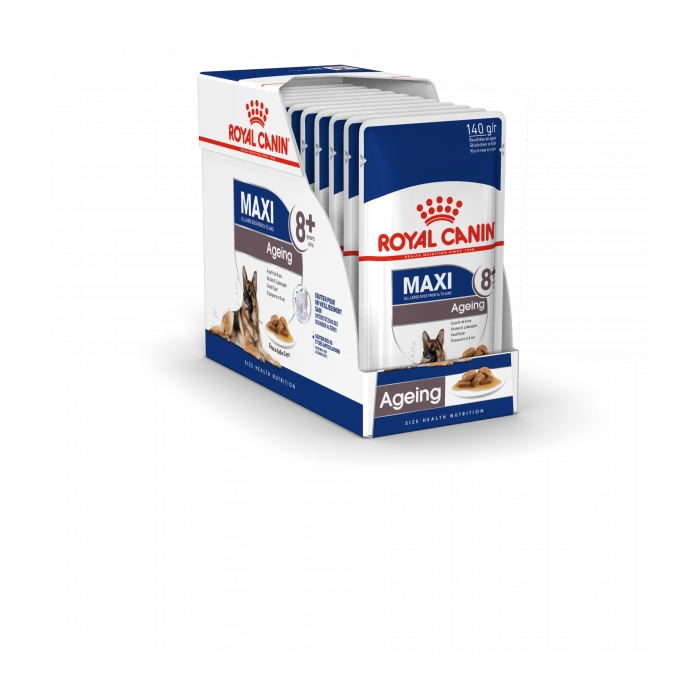 Royal Canin Maxi Ageing 8+ Pour Chien 10 X 140g 3 Royal Canin Maxi Ageing 8+ Pour Chien 10 X 140g