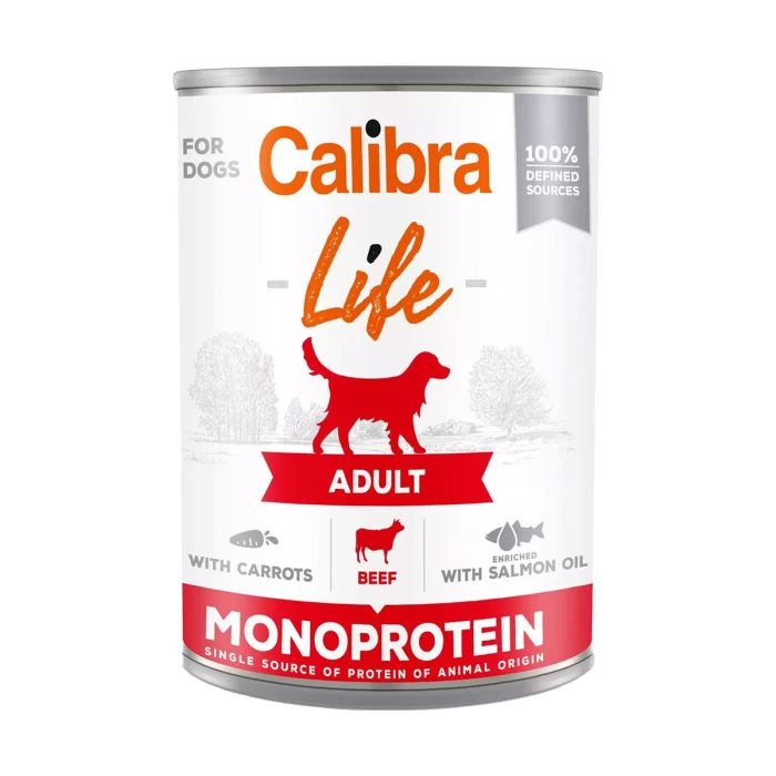 CALIBRA LIFE CHIEN ADULTE AU BŒUF ET CAROTTES - 6X400G 3 CALIBRA LIFE CHIEN ADULTE AU BŒUF ET CAROTTES - 6X400G