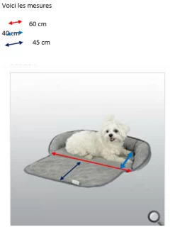 KERBL Corbeille Emalia Protection De Canapé -Fournitures Pour Animaux Magasin capture d cran 2022 09 22 164116