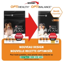 Purina Pro Plan Adult Medium OptiBalance -Fournitures Pour Animaux Magasin ce752bbd34d754dc185bcfdafdaebdbfae1dd9975228ca83f591fa8e46d326de