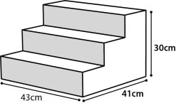 Flamingo Marchepied Pour Chien Easy Step Gris 41x43x30cm -Fournitures Pour Animaux Magasin ecaaa4f01e8445ac6ef9e28ce6f04eab471843e7b5e21c8428057d8353bc659c