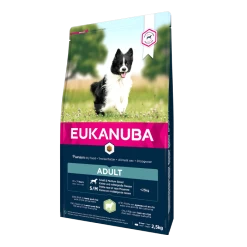 Eukanuba Adult Small/Medium Breed Pour Chien Agneau Et Riz 2,5kg