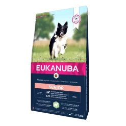 Eukanuba Senior Small & Medium Breeds Pour Chien Agneau & Riz 12kg