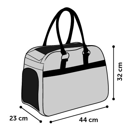 Flamingo Sac De Transport Cilou 2 - Gris 44x23x32cm 4 Flamingo Sac De Transport Cilou 2 - Gris 44x23x32cm – Image 2