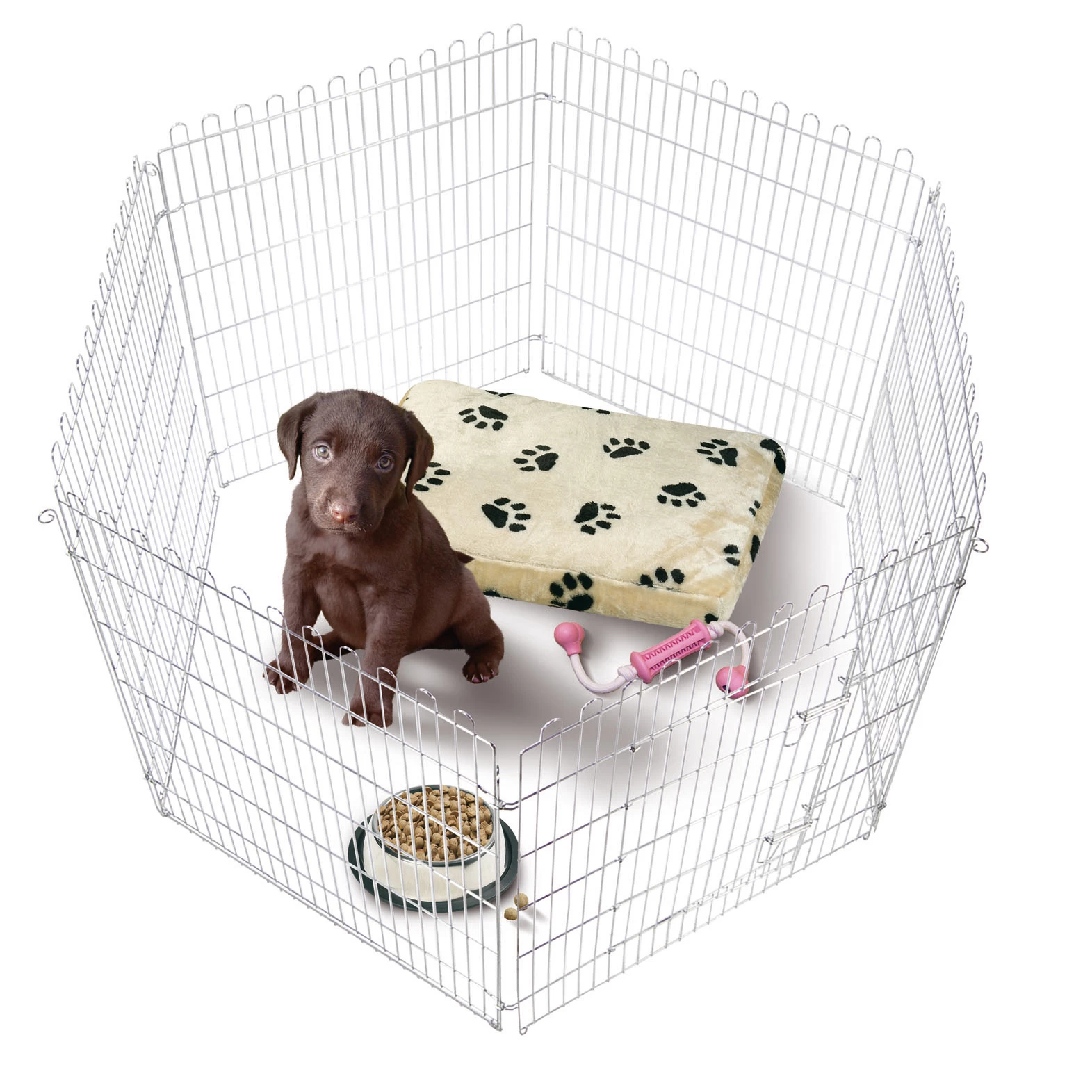 Flamingo Cage Pour Chiots 160cm Dia./100 Cm High 5 Flamingo Cage Pour Chiots 160cm Dia./100 Cm High – Image 3
