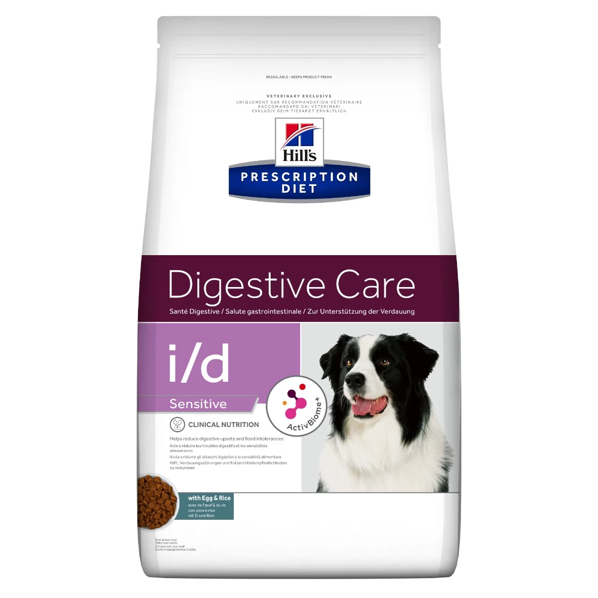 Hill's Prescription Diet I/D Sensitive AB+ Pour Chien Aux œufs Et Riz 5kg 4 Hill's Prescription Diet I/D Sensitive AB+ Pour Chien Aux œufs Et Riz 5kg – Image 2