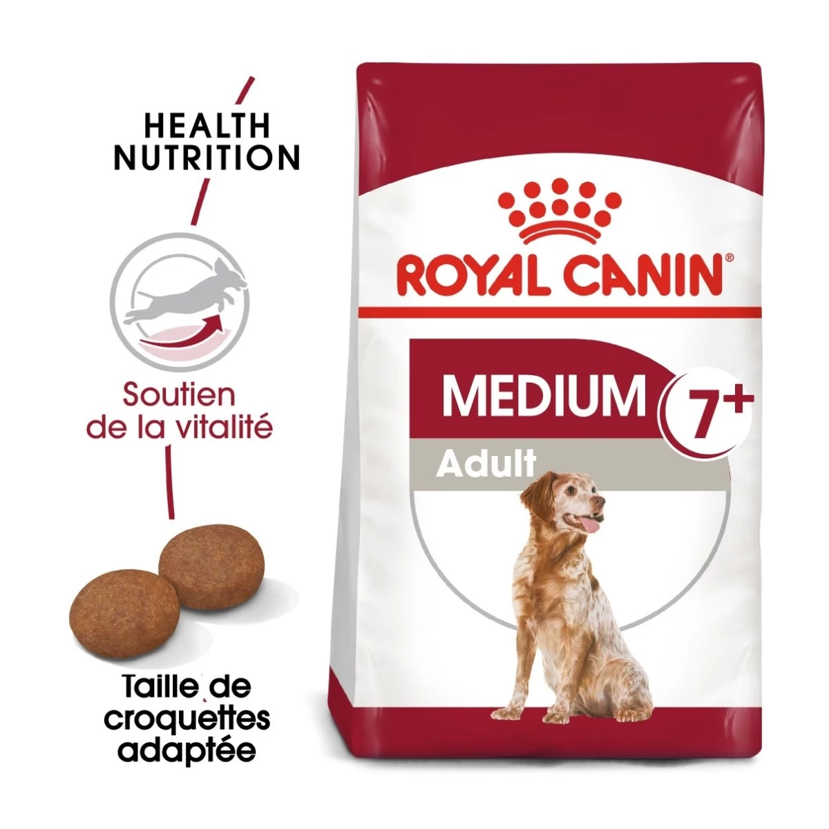 Royal Canin Medium Adult 7+ Pour Chien 15kg 5 Royal Canin Medium Adult 7+ Pour Chien 15kg – Image 3