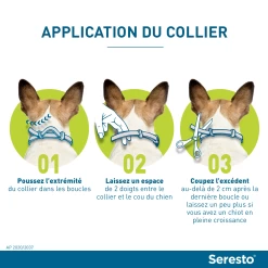 Seresto Collier Chien 13 Seresto Collier Chien -Fournitures Pour Animaux Magasin seresto application du collier chez le chien
